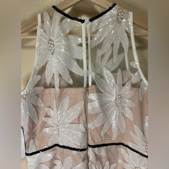 Anthropologie Eva Franco White Haven Sutton Embroidered Floral Dress NWT - Picture 8 of 13